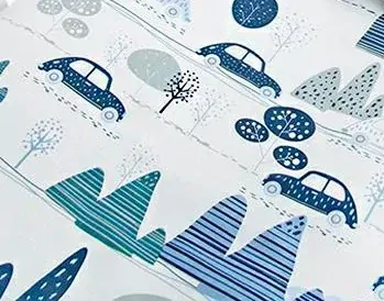 Oboustranný mantinel do dětské postýlky Cars 420x30cm, modrá