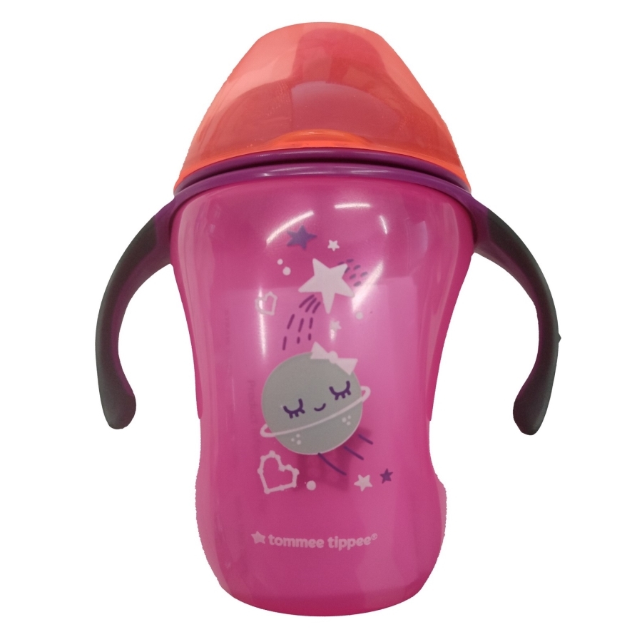 Tommee Tippee Netekoucí hrnek Explora Easy Drink, růžová