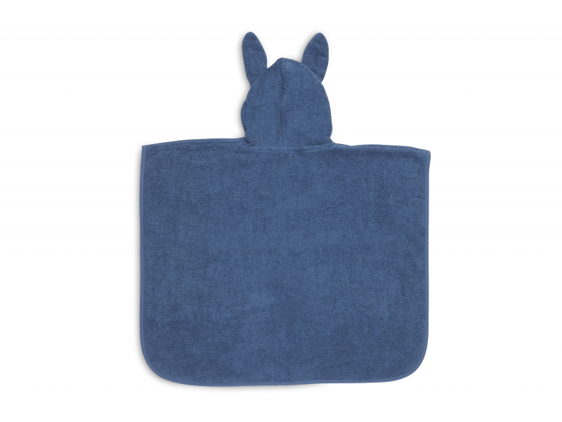 JOLLEIN Osuška pončo JEANS BLUE