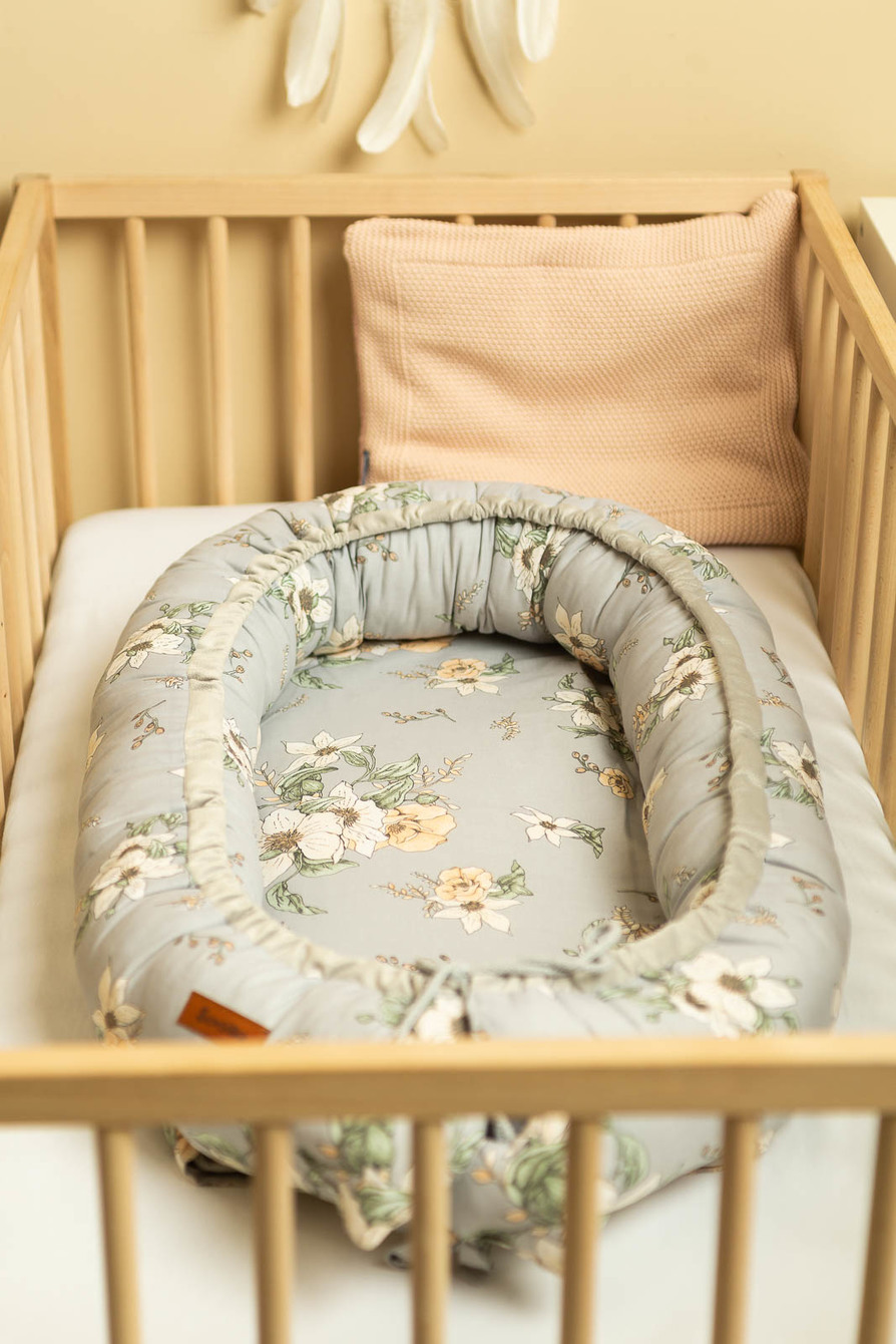 Sensillo Hnízdečko pro miminko 80x45cm Lilie