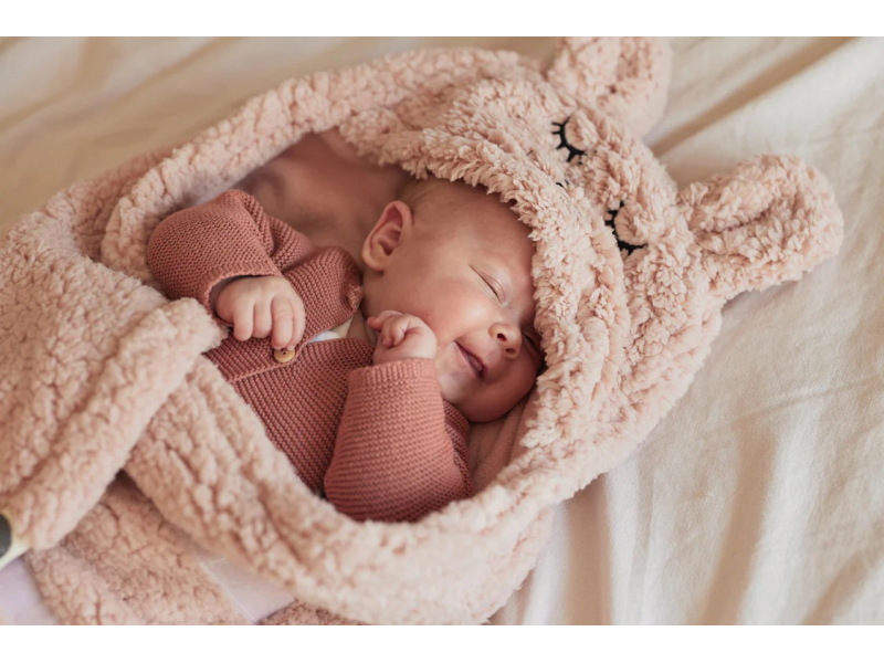 JOLLEIN Zavinovačka Králíček PALE PINK