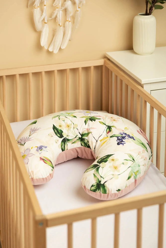 Sensillo polštář na kojení 60x40cm Magnolie samet