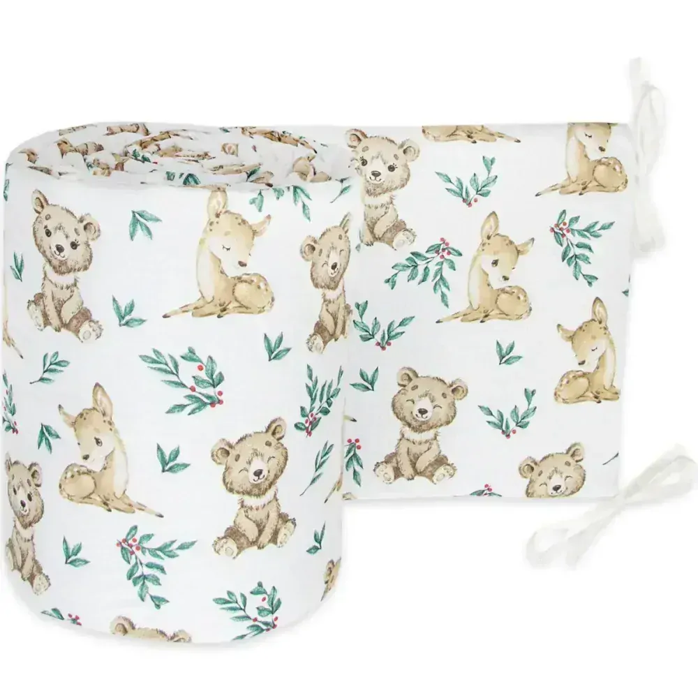 Mantinel do postýlky Medvěd a Srneček 360x30cm