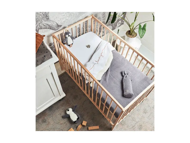 JOLLEIN Prostěradlo napínací 120x60 cm 2 ks WHITE