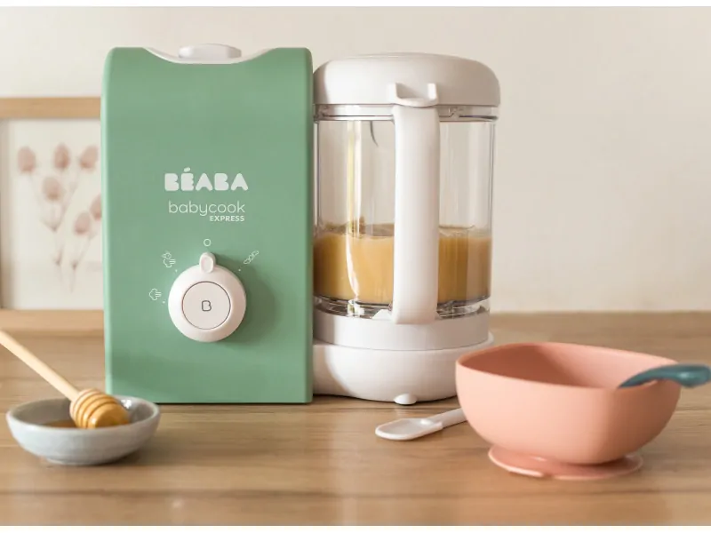 BEABA Parní vařič + mixér BABYCOOK Express Sage Green