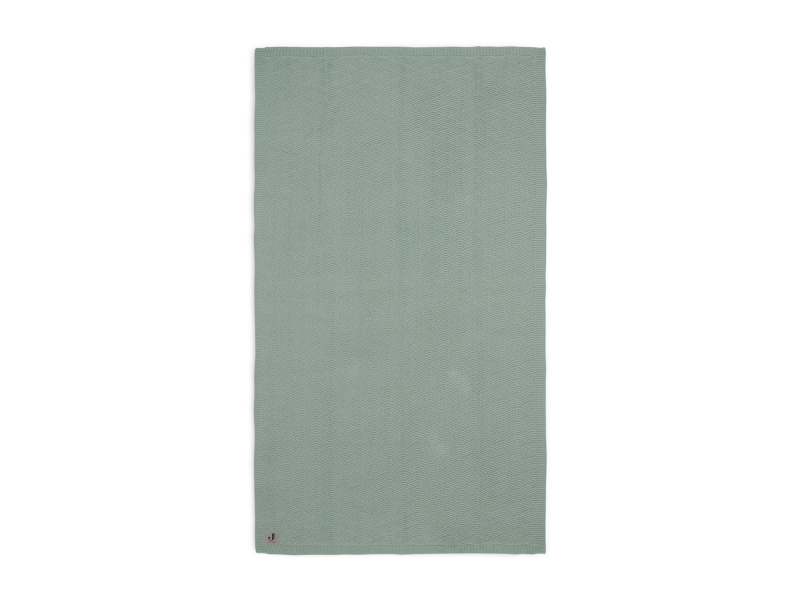 JOLLEIN Dětská deka pletená 75x100cm RIVER KNIT ASH GREEN