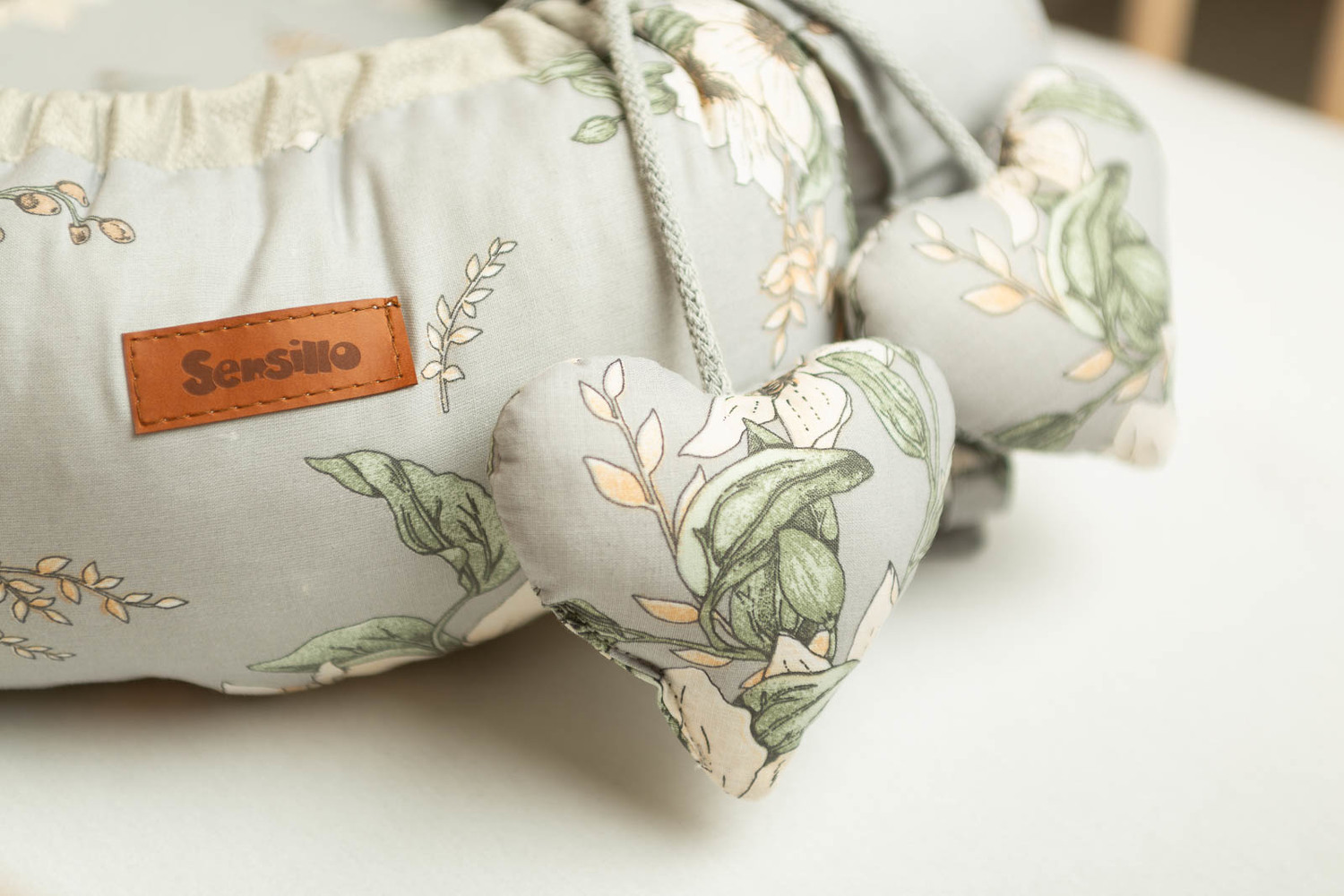 Sensillo Hnízdečko pro miminko 80x45cm Lilie