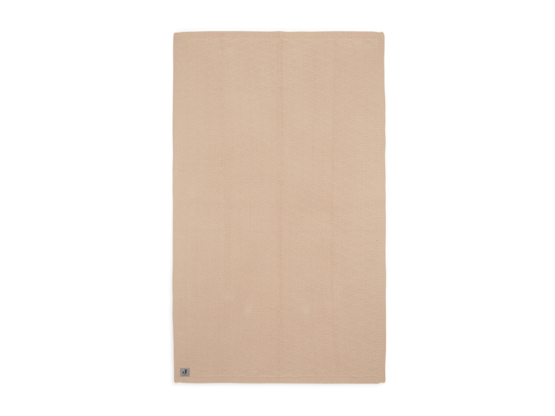 JOLLEIN Dětská deka pletená 75x100cm RIVER KNIT PALE PINK 