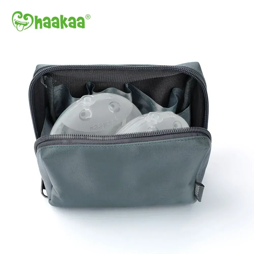 HAAKAA Silikonový sběrač mateřského mléka Beruška 75ml, 2ks
