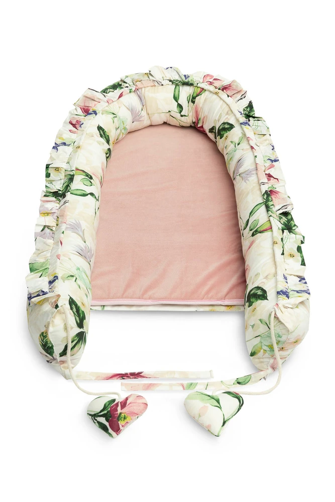 Sensillo Hnízdečko/kokon Velvet 80 x 45 cm, magnolie