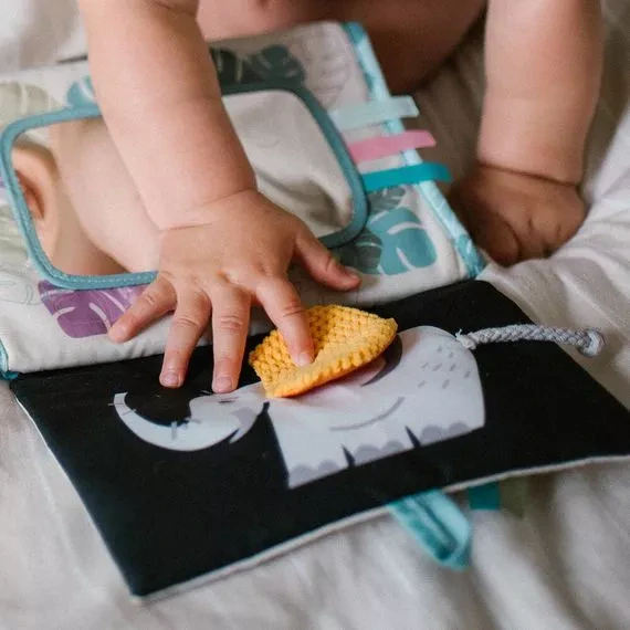 BabyOno Senzorická knížka Safari