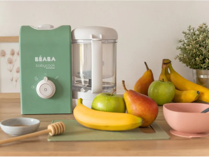 BEABA Parní vařič + mixér BABYCOOK Express Sage Green
