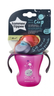 Tommee Tippee Netekoucí hrnek Explora Easy Drink, růžová