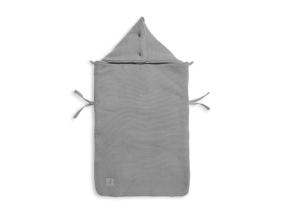 JOLLEIN fusak do autosedačky BASIC KNIT STONE GREY