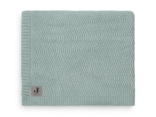 JOLLEIN Dětská deka pletená 75x100cm RIVER KNIT ASH GREEN