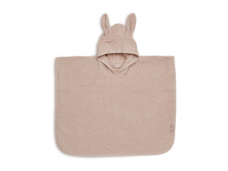 JOLLEIN Osuška pončo PALE PINK