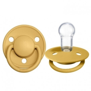 BIBS Dudlík silikonový DE LUX 0-36 m, Honey Bee