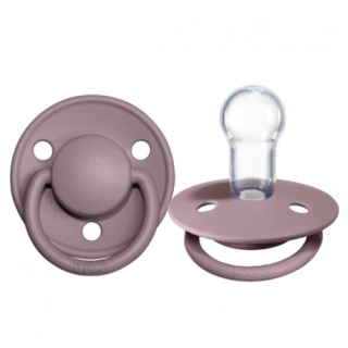 BIBS Dudlík silikonový DE LUX 0-36 m, Heather