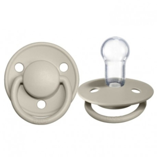 BIBS Dudlík silikonový DE LUX 0-36 m, SAND