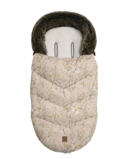 KIKKABOO Fusak zimní Luxury Secret Garden Beige
