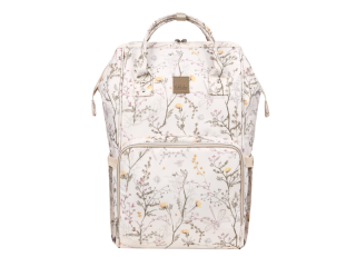 KIKKABOO Přebalovací batoh Siena Luxe Secret Garden Beige