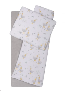 DuetBaby Set do kočárku husičky, šedá